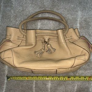 Cole Haan Cream genuine Leather Handbag